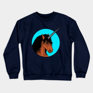 Brown Unicorn Crewneck Sweatshirt